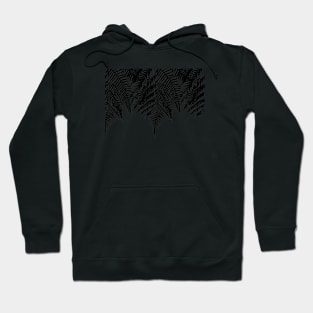 Fern Fringe Black Hoodie